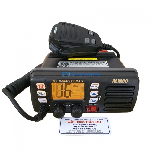 ALINCO DR-MX15GA  / Máy VHF hàng hải tích hợp sẵn GPS