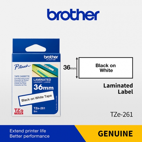 NHÃN IN BROTHER TZE-261